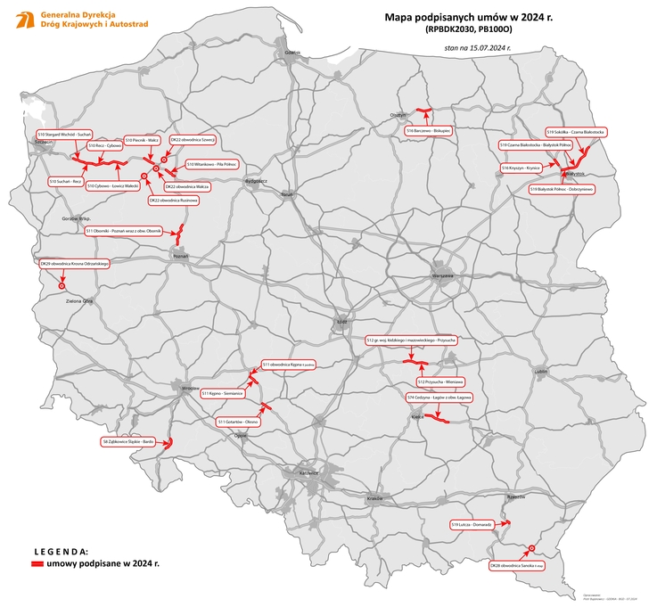 GDDiK: 20 umów w ekspresowym tempie