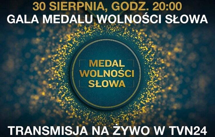 Dziś wieczorem gala Medalu Wolności Słowa w Gdańsku. Transmisja w TVN 24 i w mediach społecznościowych